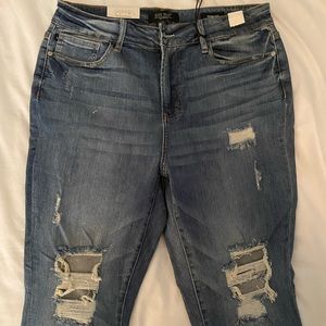 Judy Blue High Waisted Distressed Jeans